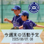 今週末の活動予定　6/7.8